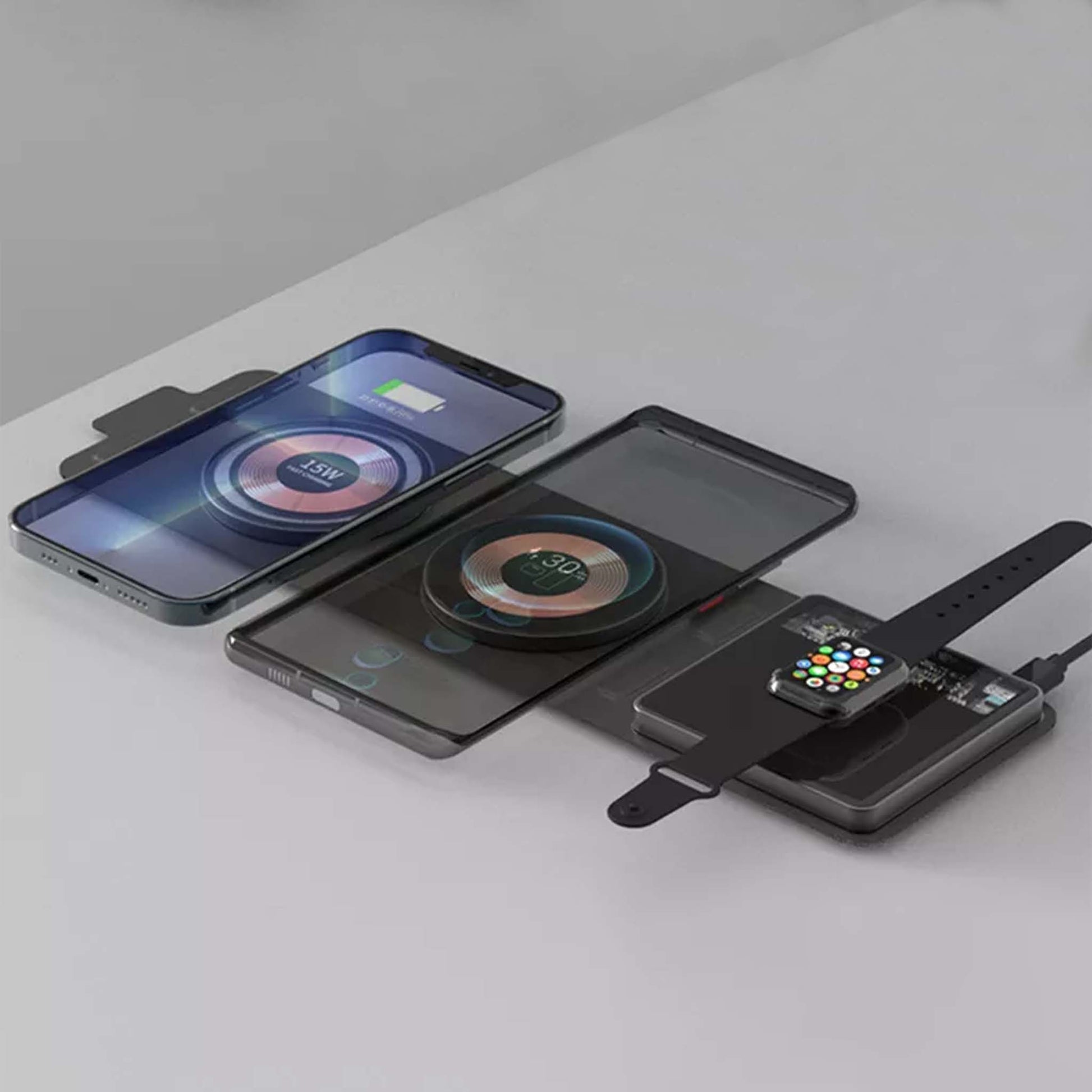 Wireless Charger drei Geräte gleichzeitig