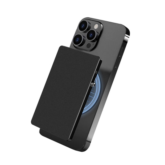 abathe RFID MagSafe Slim Kreditkartenetui aus Metall