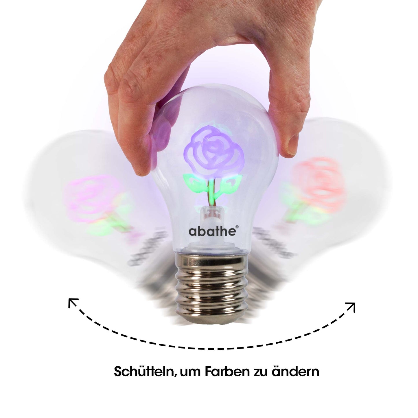 abathe LED-Akku Tischleuchte „bulb“ mini