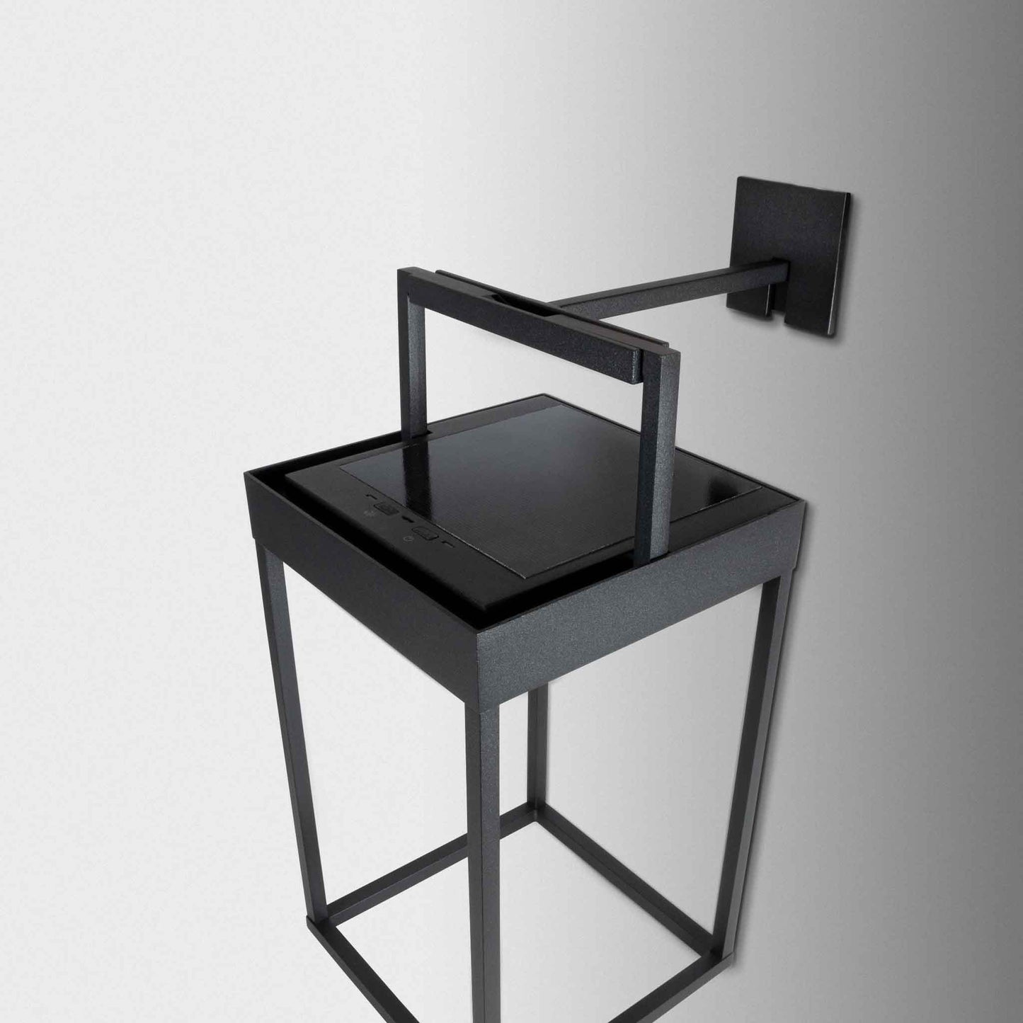 abathe Akku Solar Laterne "Wandhalterung"