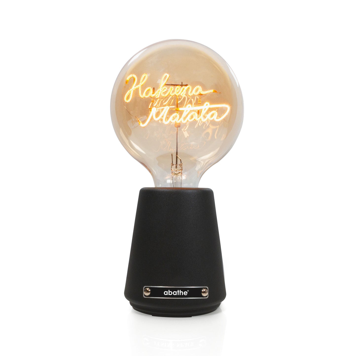 abathe LED-Akku Tischleuchte „bulb“