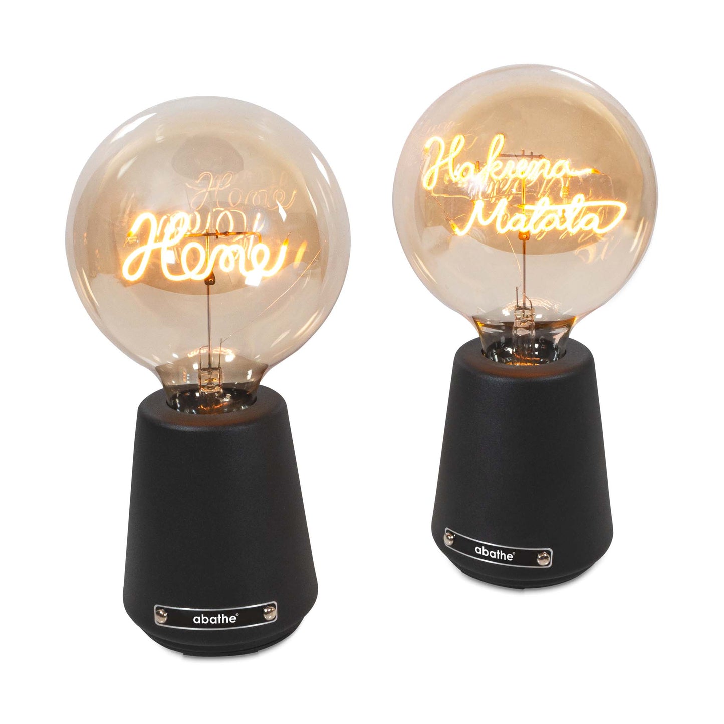 abathe LED-Akku Tischleuchte „bulb“