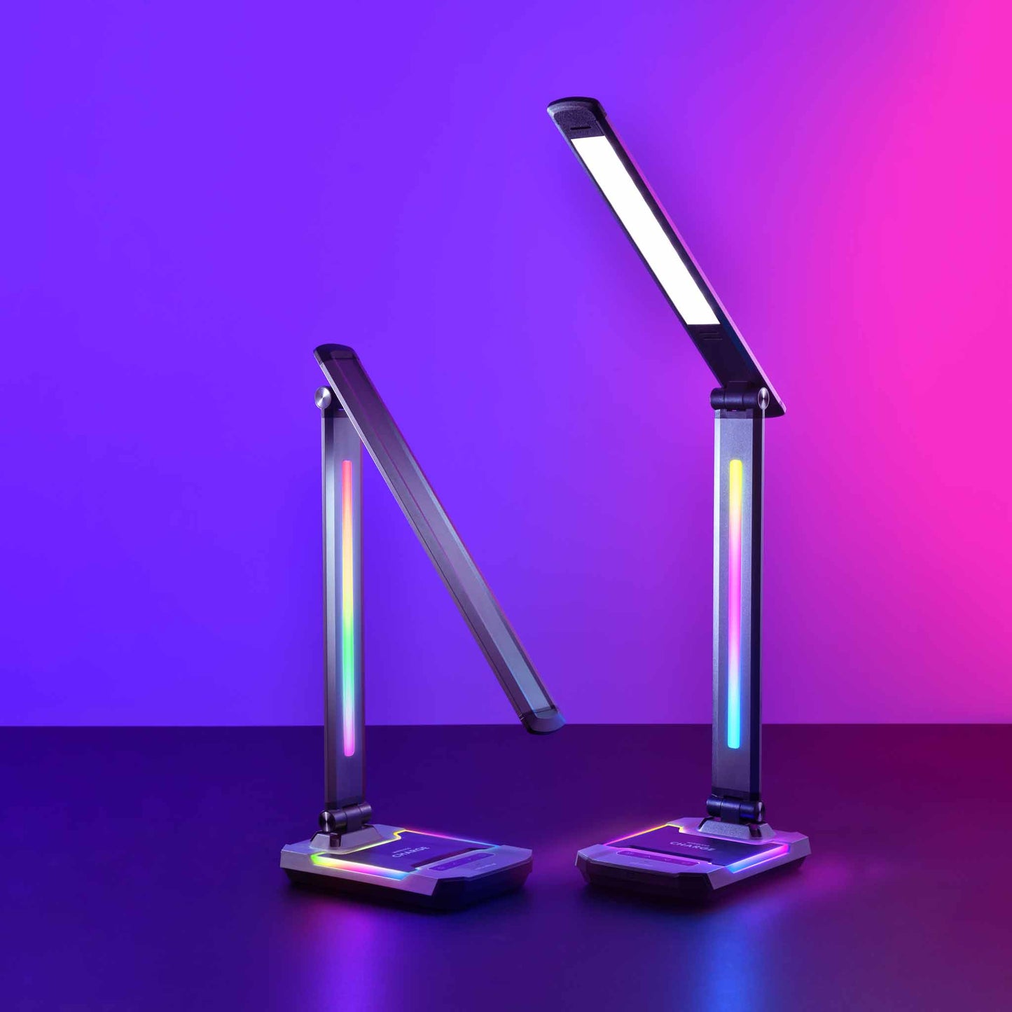 Lampe in unterschiedlichen Einstellungen