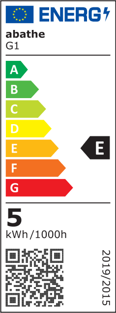 Energieeffizienz der Lampe E