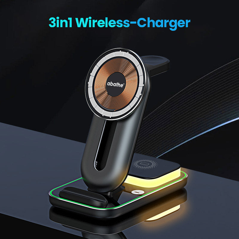 Wireless Charger aufgestellt