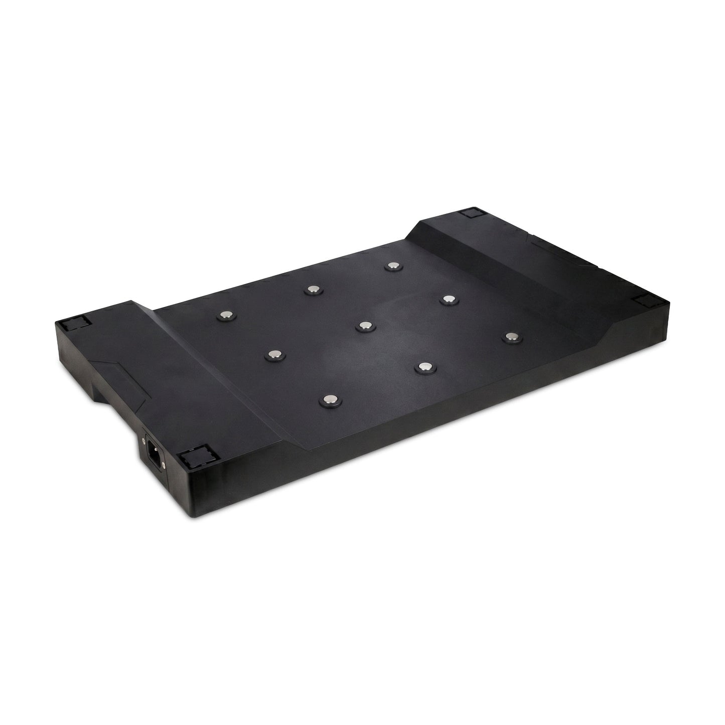 9 Stück abathe LED-Akku Tischleuchten "mini" schwarz mit einer 9-fach Aufladestation