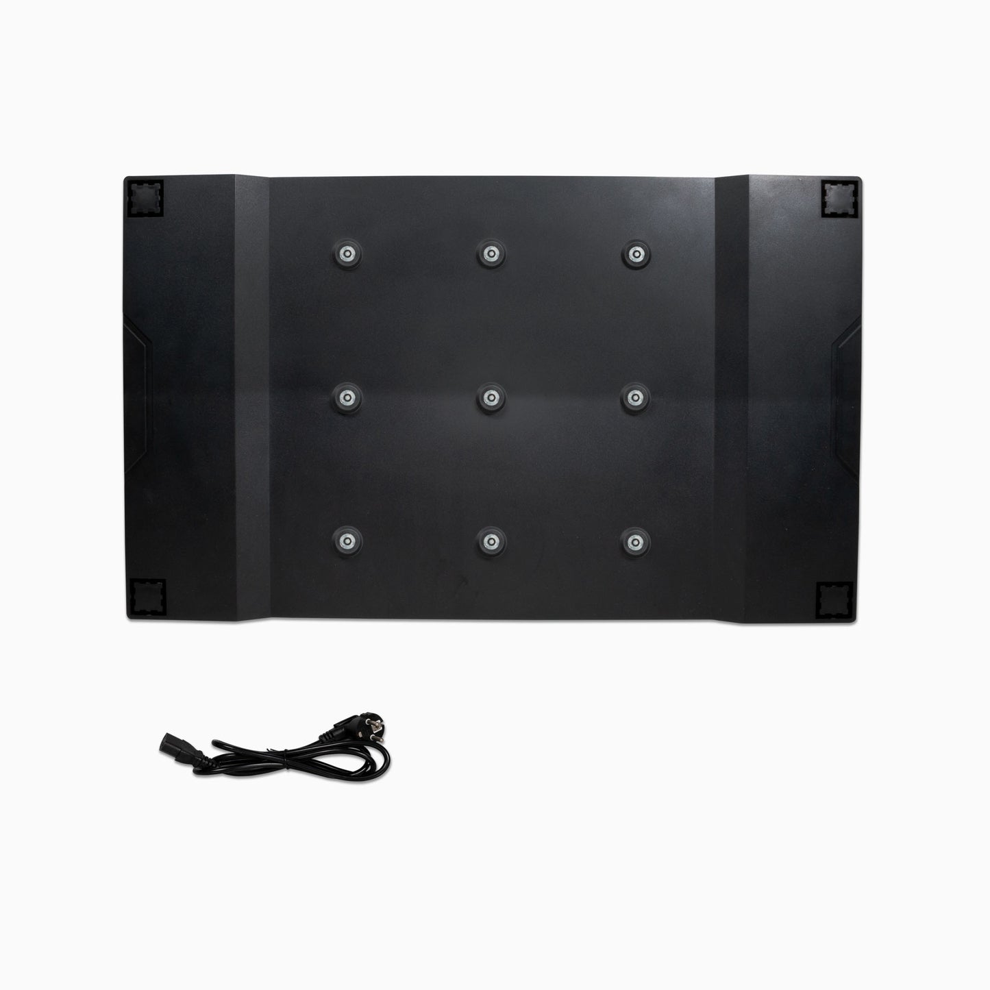 9 Stück abathe LED-Akku Tischleuchten "mini" schwarz mit einer 9-fach Aufladestation