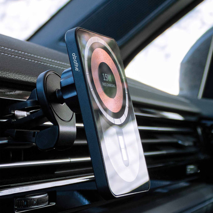 abathe Wireless Charger 3in1 transparent "car"