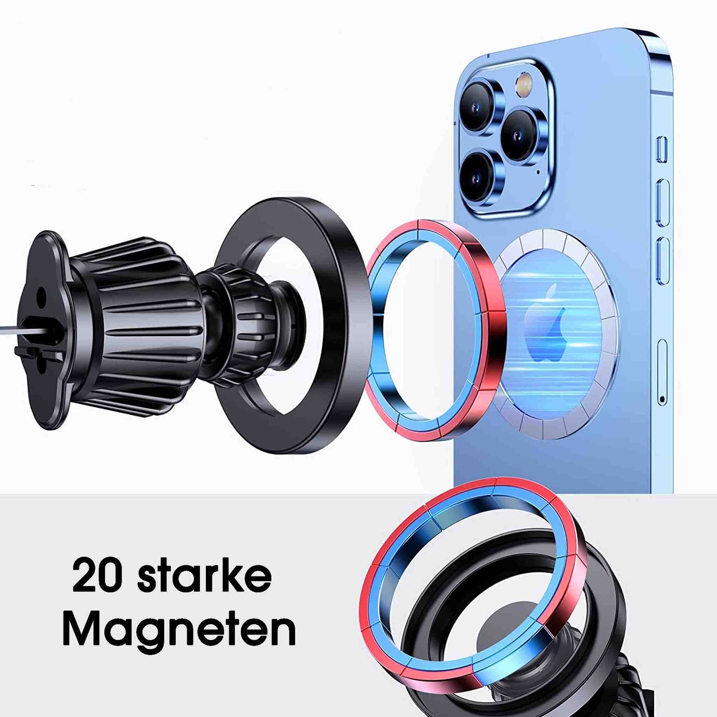 Handyhalterung Magnetfunktion visuell